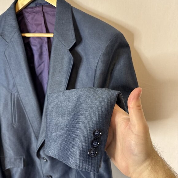 Men's Classic Navy Blazer - Picture 2 of 8